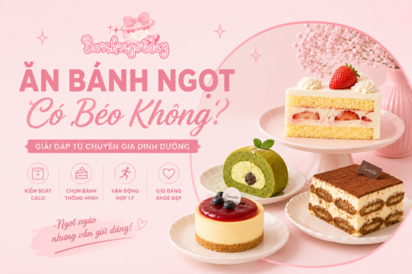 Ăn bánh ngọt có béo không