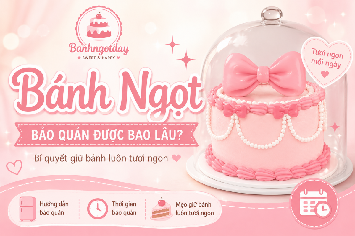 Bánh Ngọt Bảo Quản Được Bao Lâu