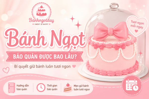 Bánh Ngọt Bảo Quản Được Bao Lâu